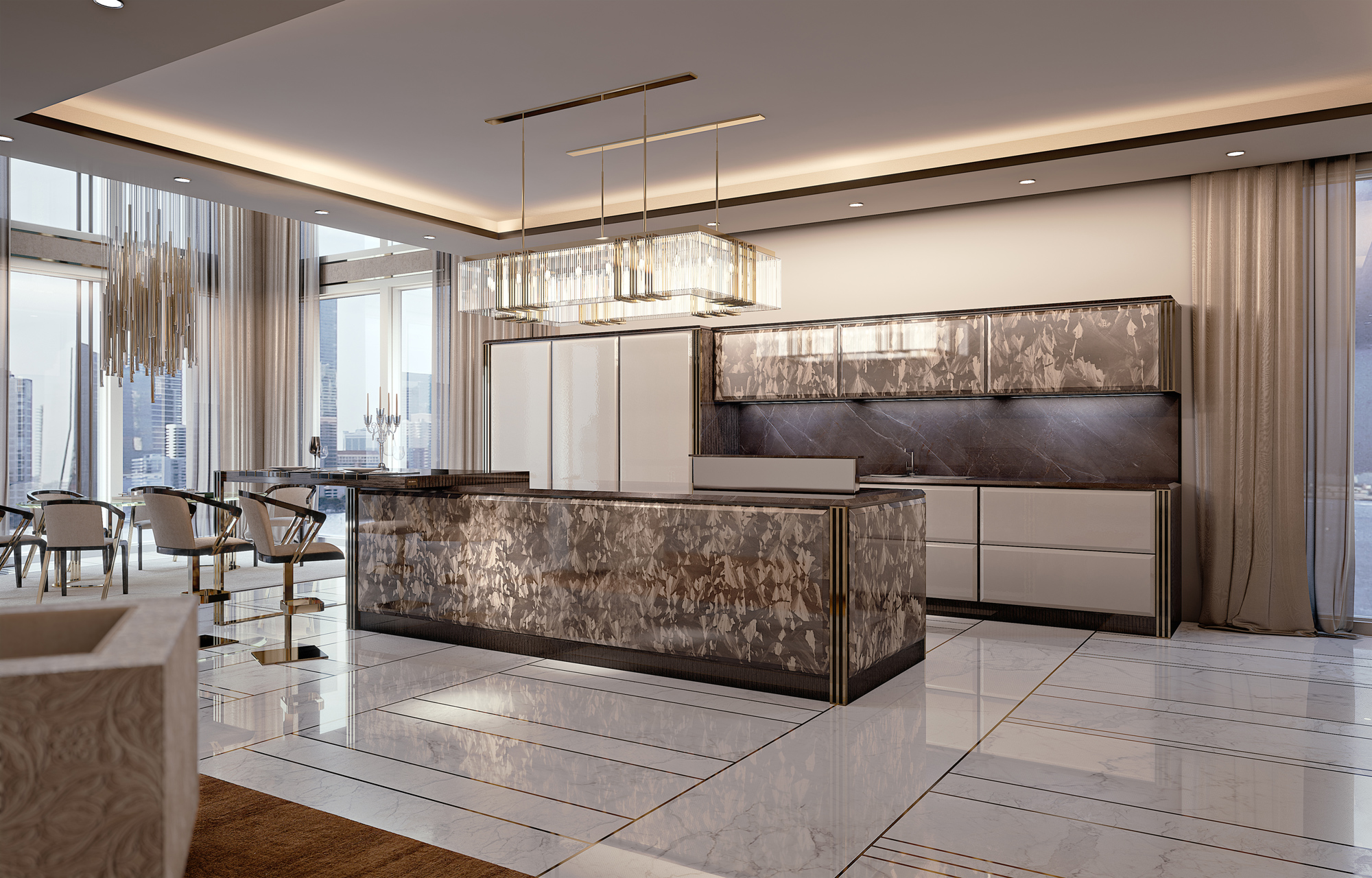 BizzottoItalia-luxury-classical-precious-thai-wood-kitchen-infinity-made-in-italy-Salone-del-Mobile-Milan