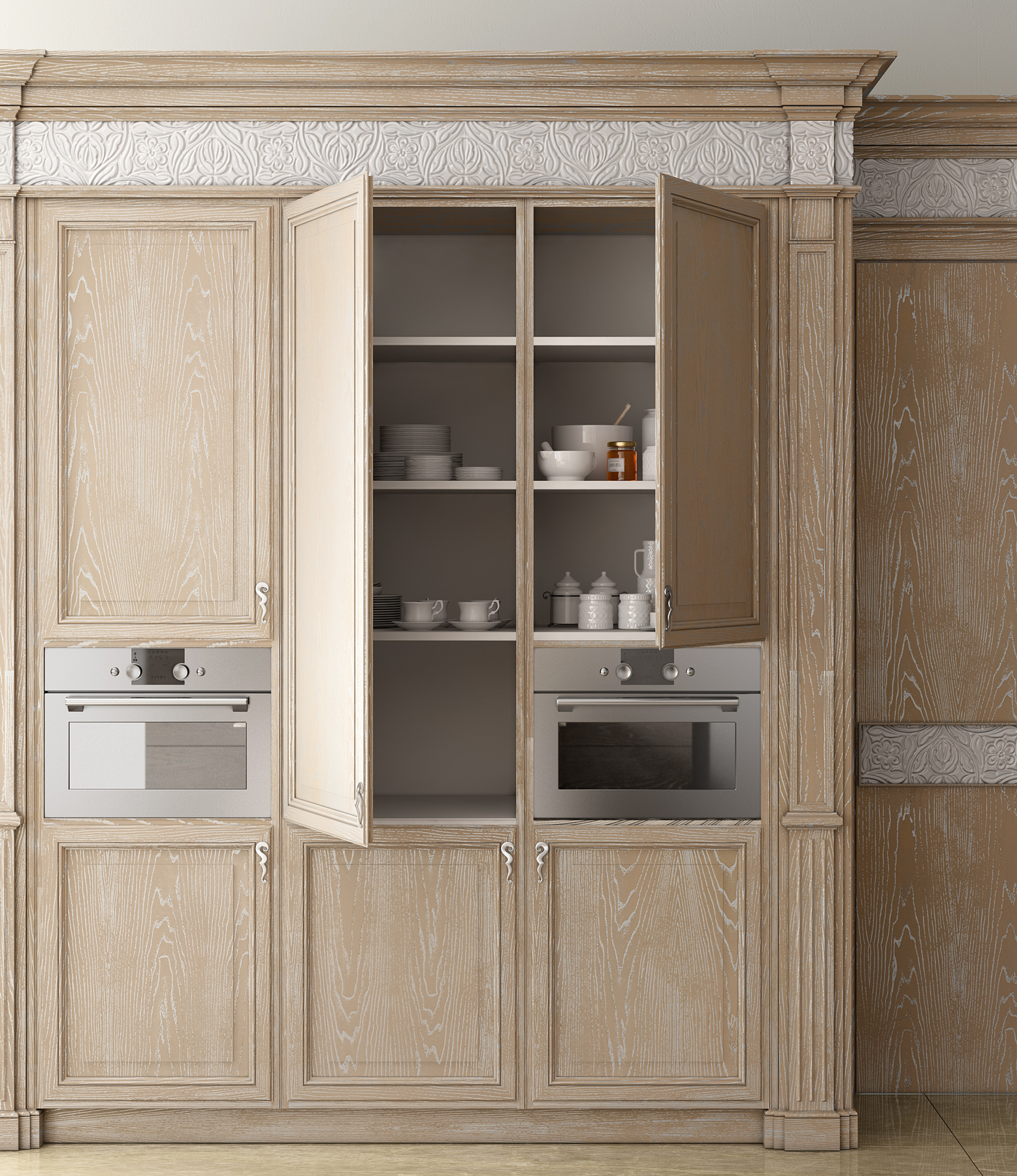 BizzottoItalia-luxury-classical-elegance-wood-kitchen-cabinet-rebecca-made-in-italy-Salone-del-Mobile-Milan